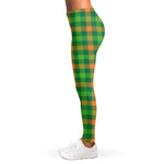 Irish Buffalo Check Pattern Print Women's Leggings