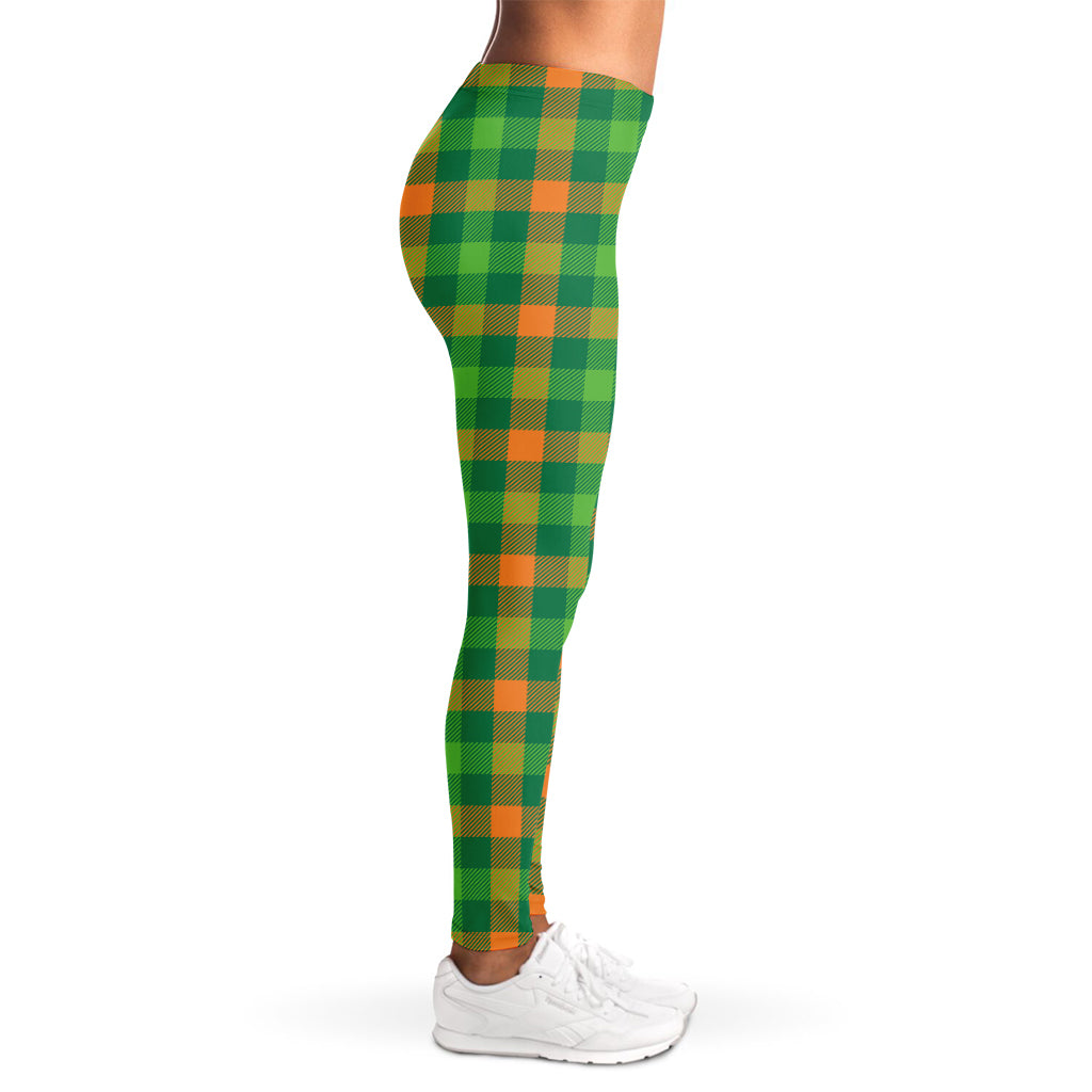Irish Buffalo Check Pattern Print Women's Leggings