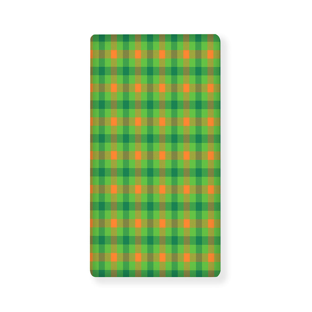 Irish Buffalo Plaid Pattern Print Baby Crib Sheet