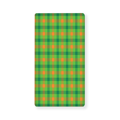 Irish Buffalo Plaid Pattern Print Baby Crib Sheet