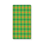 Irish Buffalo Plaid Pattern Print Baby Crib Sheet