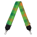 Irish Buffalo Plaid Pattern Print Bag Strap