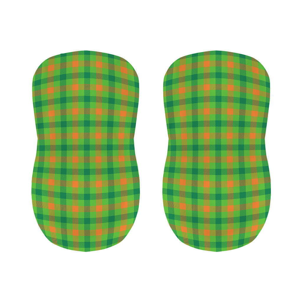 Irish Buffalo Plaid Pattern Print Bar Stool Covers