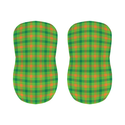 Irish Buffalo Plaid Pattern Print Bar Stool Covers