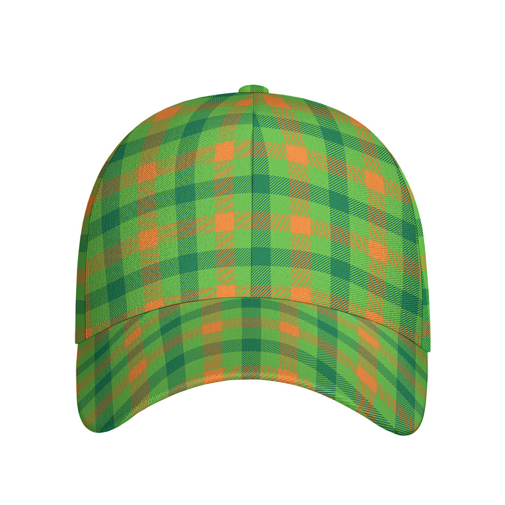 Irish Buffalo Plaid Pattern Print Baseball Cap