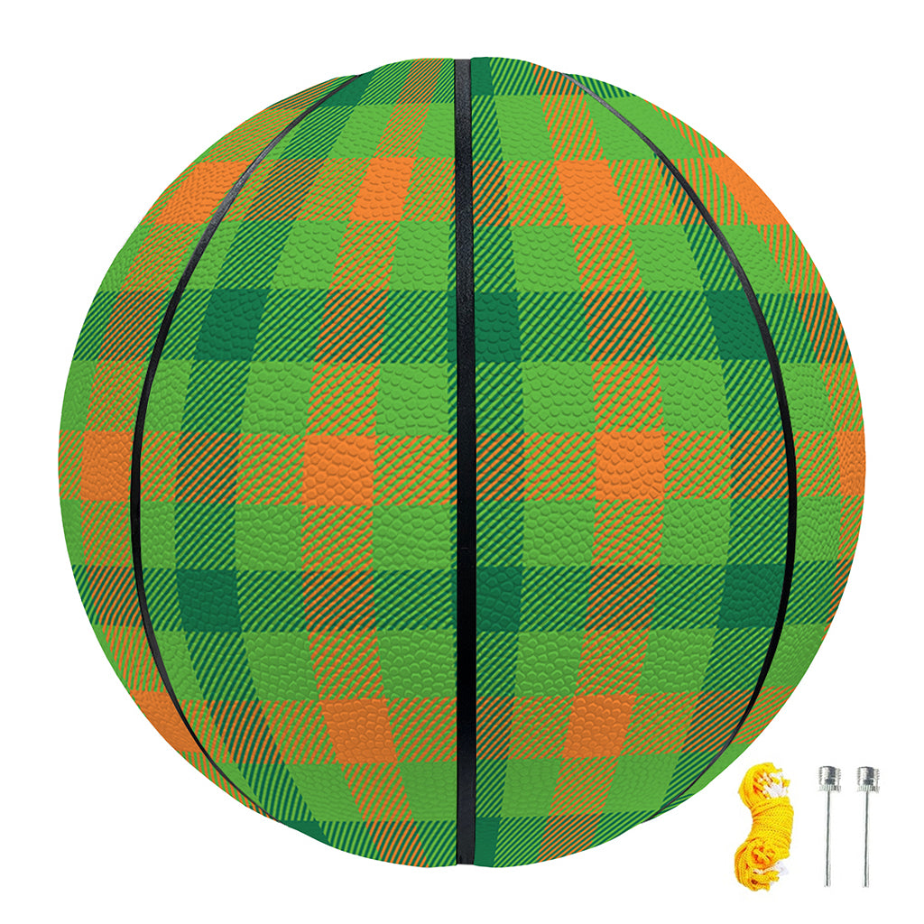 Irish Buffalo Plaid Pattern Print Basketball