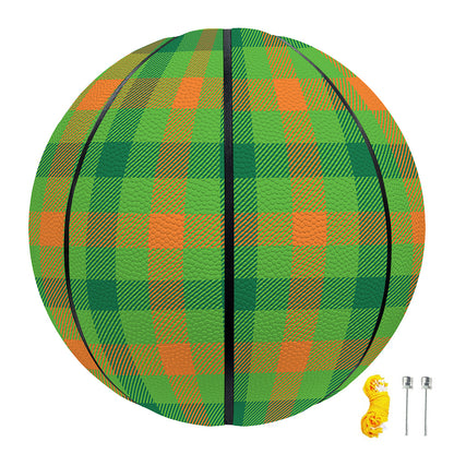 Irish Buffalo Plaid Pattern Print Basketball