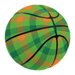 Irish Buffalo Plaid Pattern Print Basketball