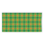 Irish Buffalo Plaid Pattern Print Beach Towel