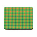 Irish Buffalo Plaid Pattern Print Bifold Wallet