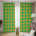 Irish Buffalo Plaid Pattern Print Dimout Pencil Pleat Curtains