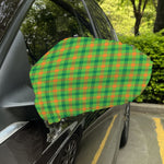 Irish Buffalo Plaid Pattern Print Car Side Mirror Covers