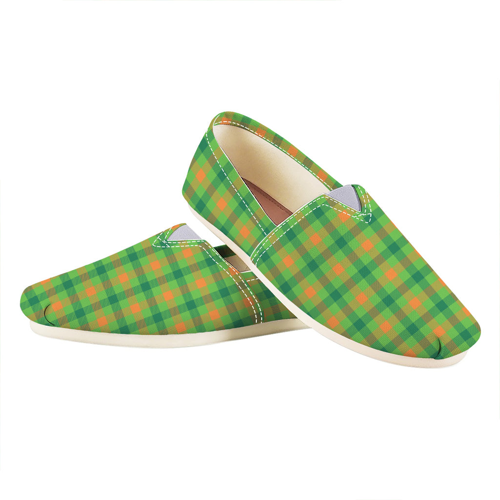 Irish Buffalo Plaid Pattern Print Casual Shoes