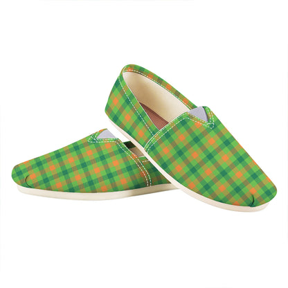 Irish Buffalo Plaid Pattern Print Casual Shoes