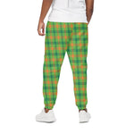 Irish Buffalo Plaid Pattern Print Cotton Pants