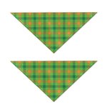 Irish Buffalo Plaid Pattern Print Dog Bandana