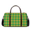 Irish Buffalo Plaid Pattern Print Duffel Bag