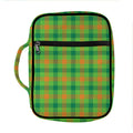 Irish Buffalo Plaid Pattern Print Front Pocket Bible Bag