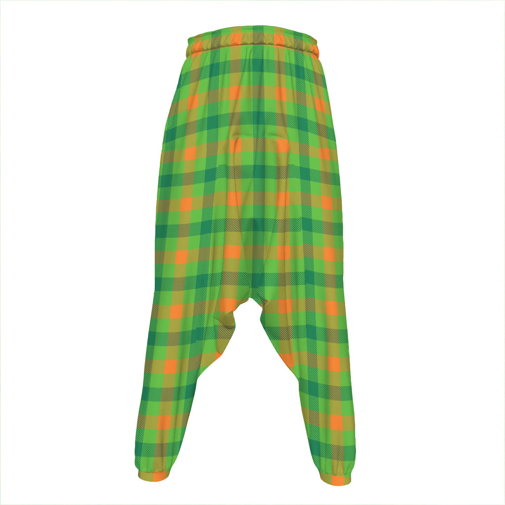 Irish Buffalo Plaid Pattern Print Hammer Pants