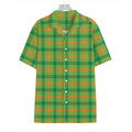 Irish Buffalo Plaid Pattern Print Hawaiian Shirt