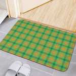 Irish Buffalo Plaid Pattern Print Indoor Door Mat