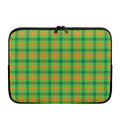 Irish Buffalo Plaid Pattern Print Laptop Sleeve