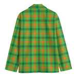 Irish Buffalo Plaid Pattern Print Men's Blazer