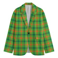 Irish Buffalo Plaid Pattern Print Men's Cotton Blazer