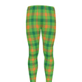 Irish Buffalo Plaid Pattern Print Men's Leggings
