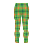 Irish Buffalo Plaid Pattern Print Men's leggings