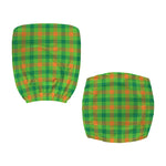 Irish Buffalo Plaid Pattern Print Office Chair Cover