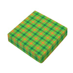 Irish Buffalo Plaid Pattern Print Outdoor Seat Cushion Cover