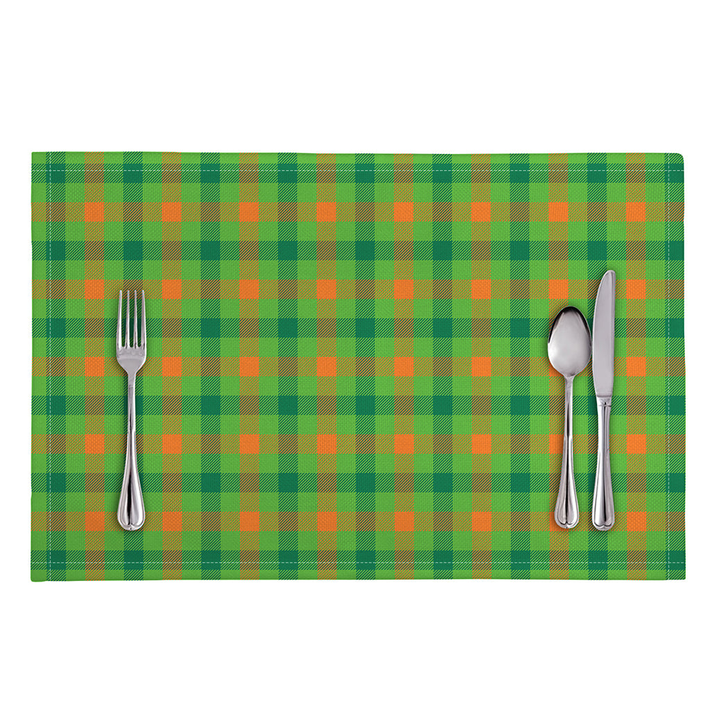 Irish Buffalo Plaid Pattern Print Placemat