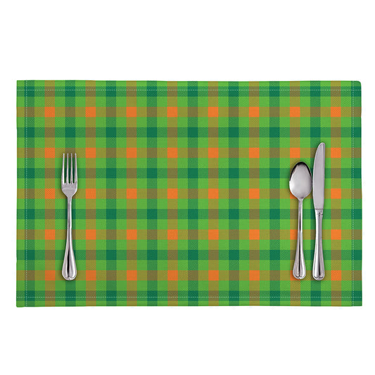 Irish Buffalo Plaid Pattern Print Placemat