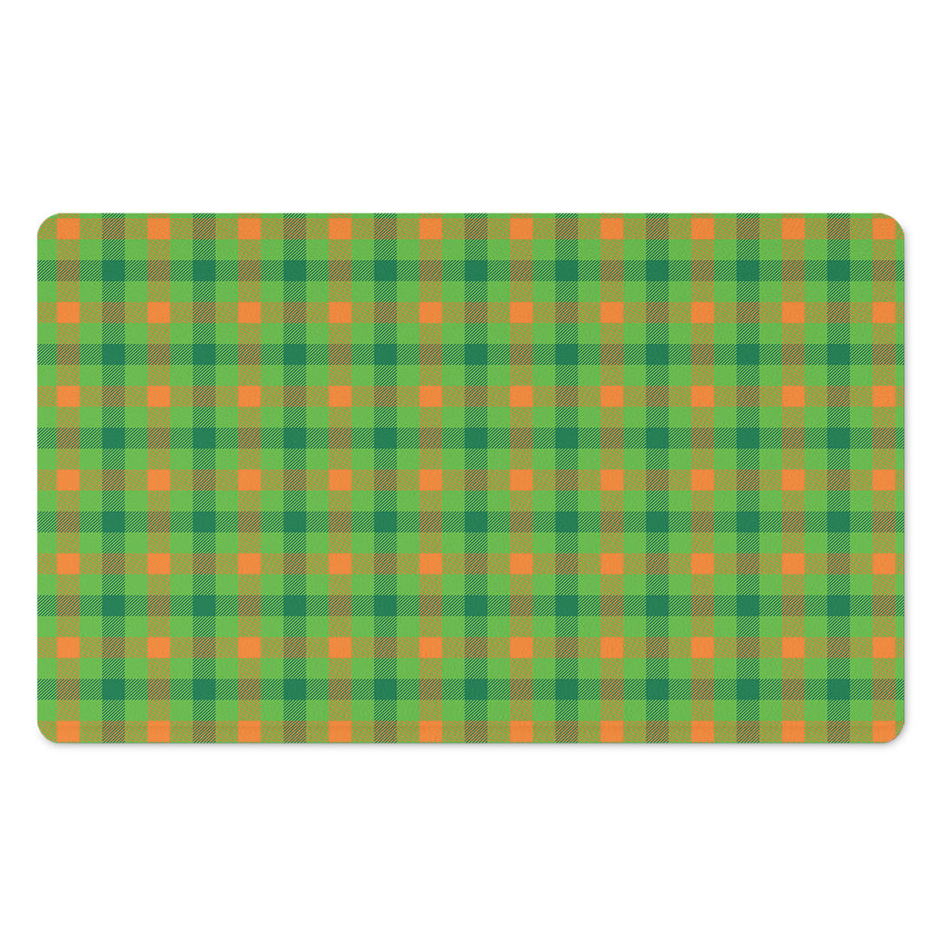 Irish Buffalo Plaid Pattern Print Polyester Doormat