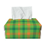 Irish Buffalo Plaid Pattern Print Rectangle Tissue Box Cover
