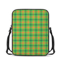 Irish Buffalo Plaid Pattern Print Rectangular Crossbody Bag