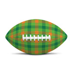 Irish Buffalo Plaid Pattern Print Rugby Ball
