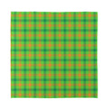 Irish Buffalo Plaid Pattern Print Silk Bandana