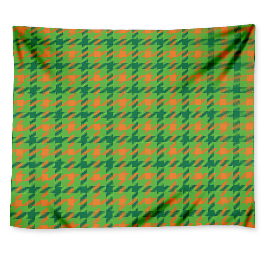 Irish Buffalo Plaid Pattern Print Tapestry