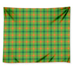 Irish Buffalo Plaid Pattern Print Tapestry