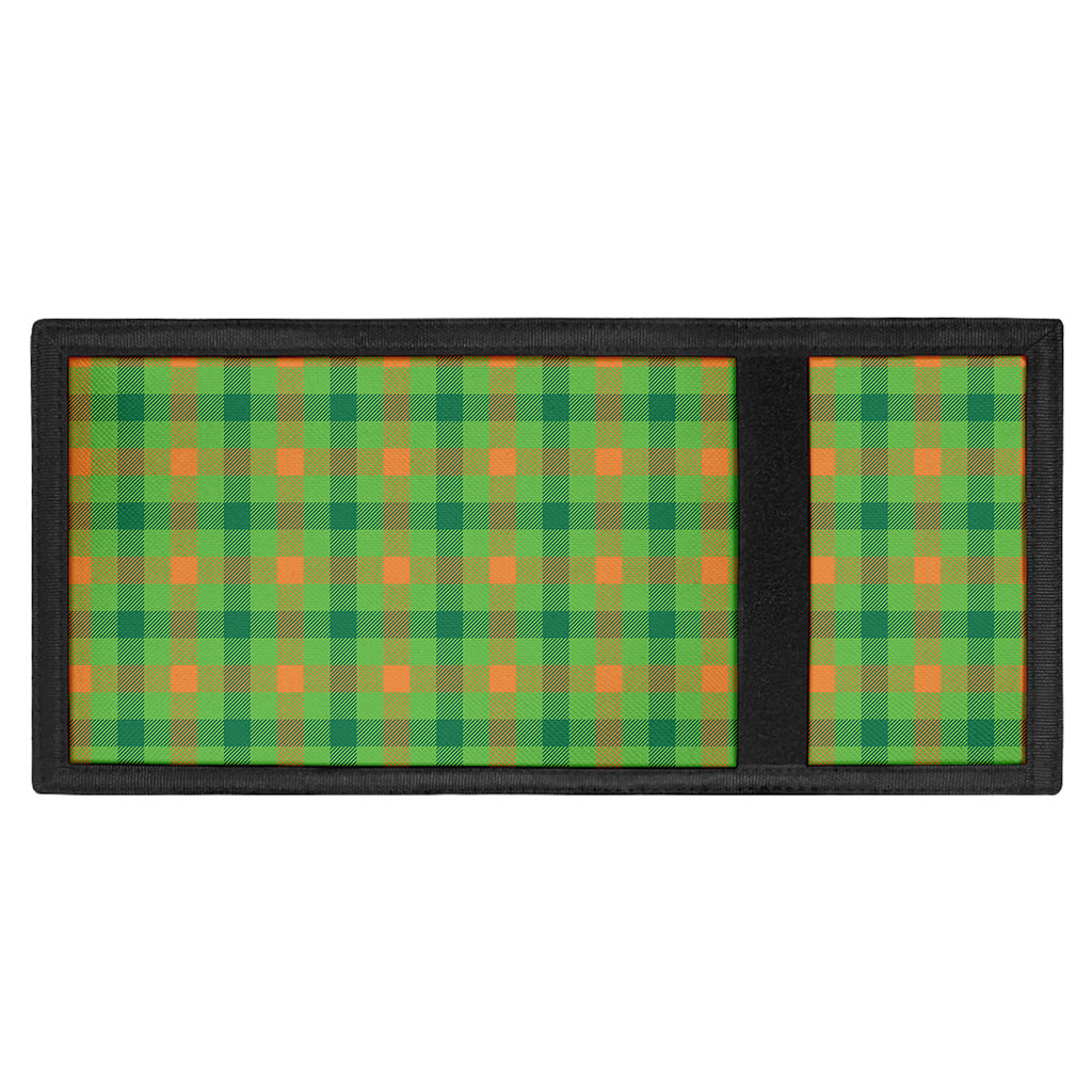 Irish Buffalo Plaid Pattern Print Trifold Wallet