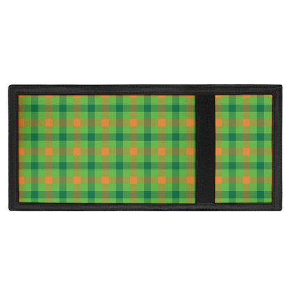 Irish Buffalo Plaid Pattern Print Trifold Wallet