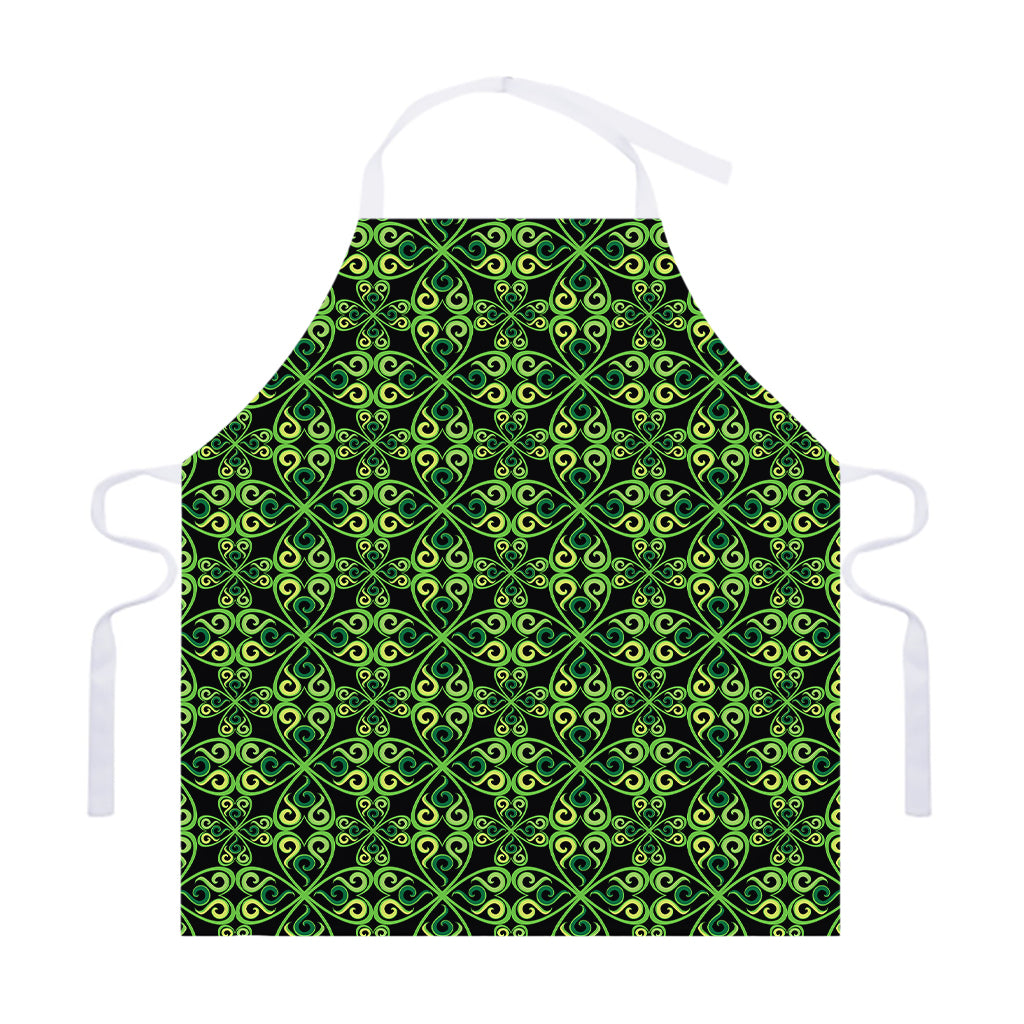Irish Celtic Symbol Pattern Print Adjustable Apron