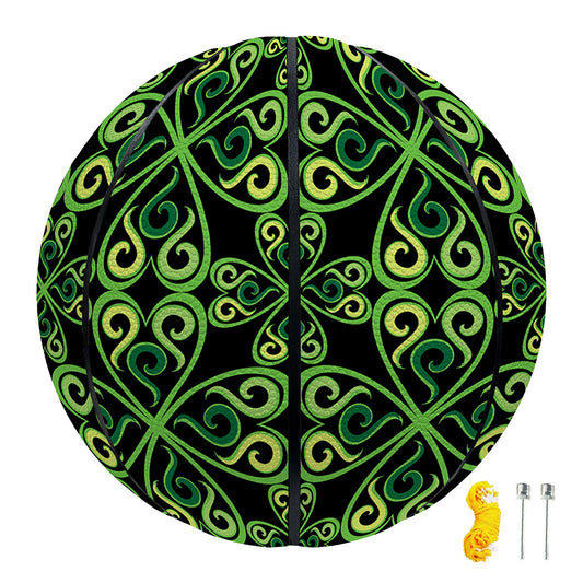 Irish Celtic Symbol Pattern Print Basketball