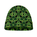 Irish Celtic Symbol Pattern Print Beanie