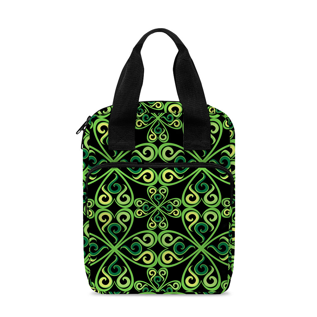 Irish Celtic Symbol Pattern Print Bible Tote Bag