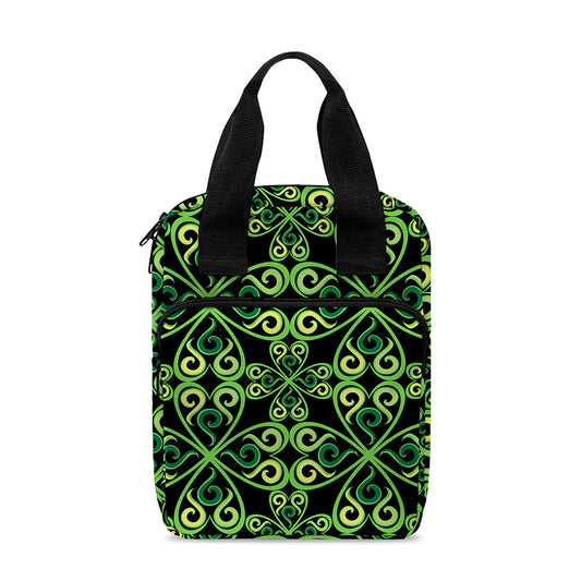 Irish Celtic Symbol Pattern Print Bible Tote Bag