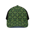 Irish Celtic Symbol Pattern Print Black Mesh Trucker Hat