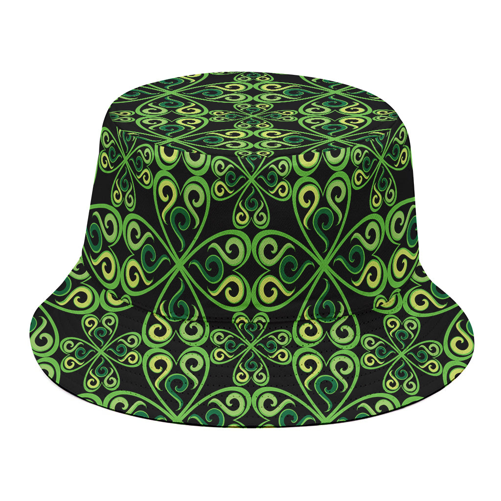 Irish Celtic Symbol Pattern Print Bucket Hat